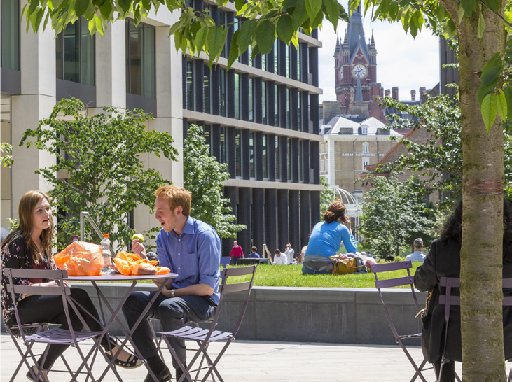 Example image of the new public space